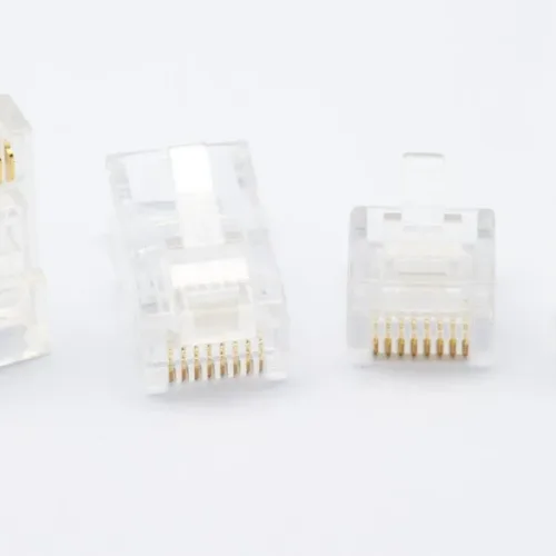 Bag of 100 Connectors RJ12 (Flat Stranded)