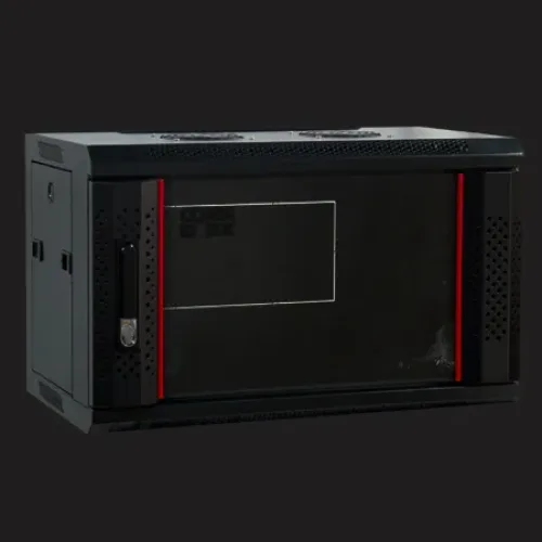 6RU 450 Deep Data Cabinet Black