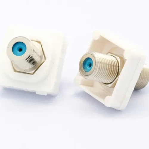 Clipsal Plate Insert F – F Connector (COAX)