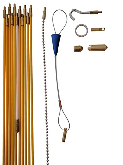 11 x 1m Cable delivery Rods attachments