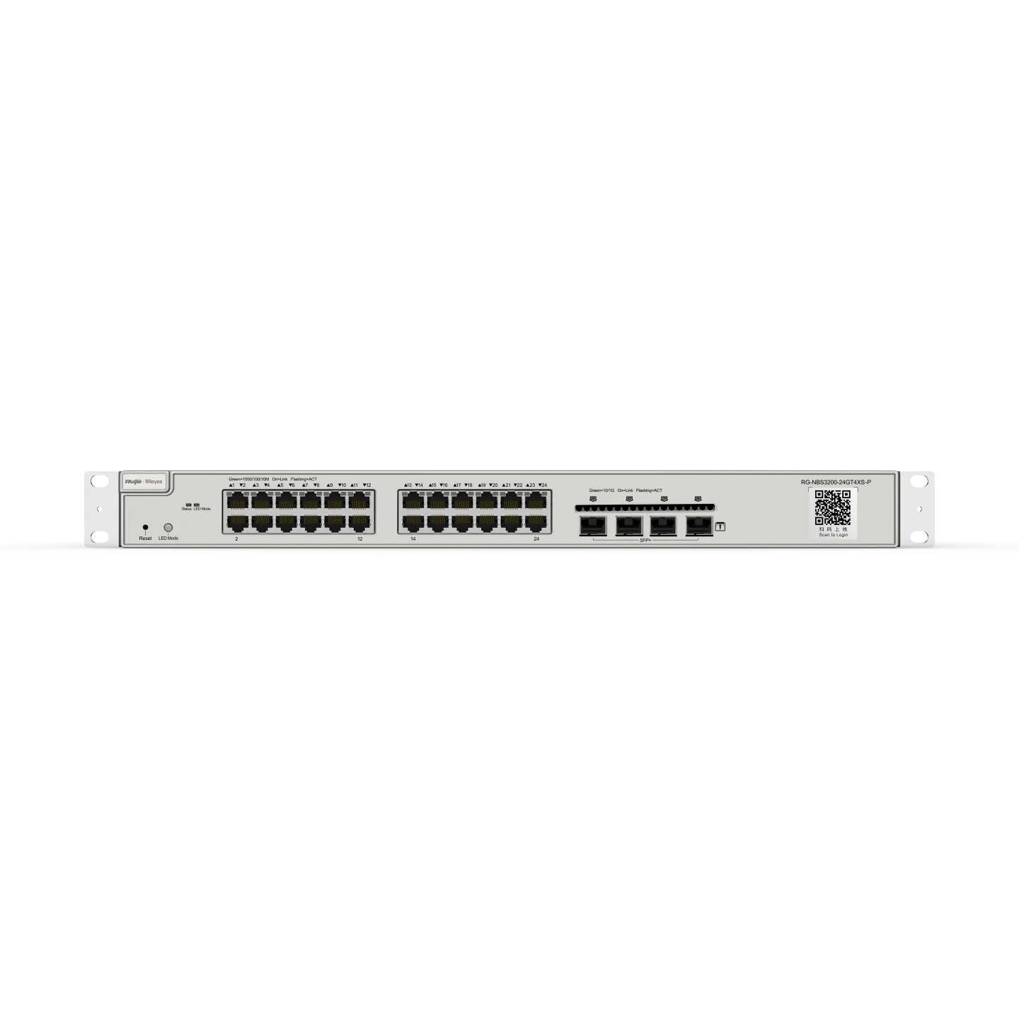 RG-NBS3200-24GT4XS-P, 24-Port Gigabit Layer 2+ Cloud Managed PoE Switch, 4 * 10G Uplink - Image 2