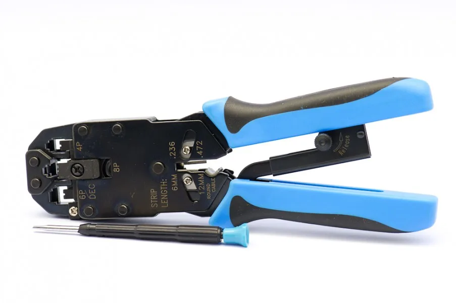 Crimping Tool RJ11 RJ12 RJ45 Ratchet Tool